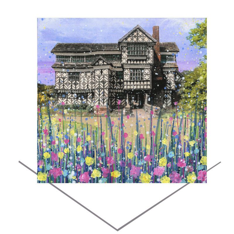 Little Moreton Hall Greeting Card