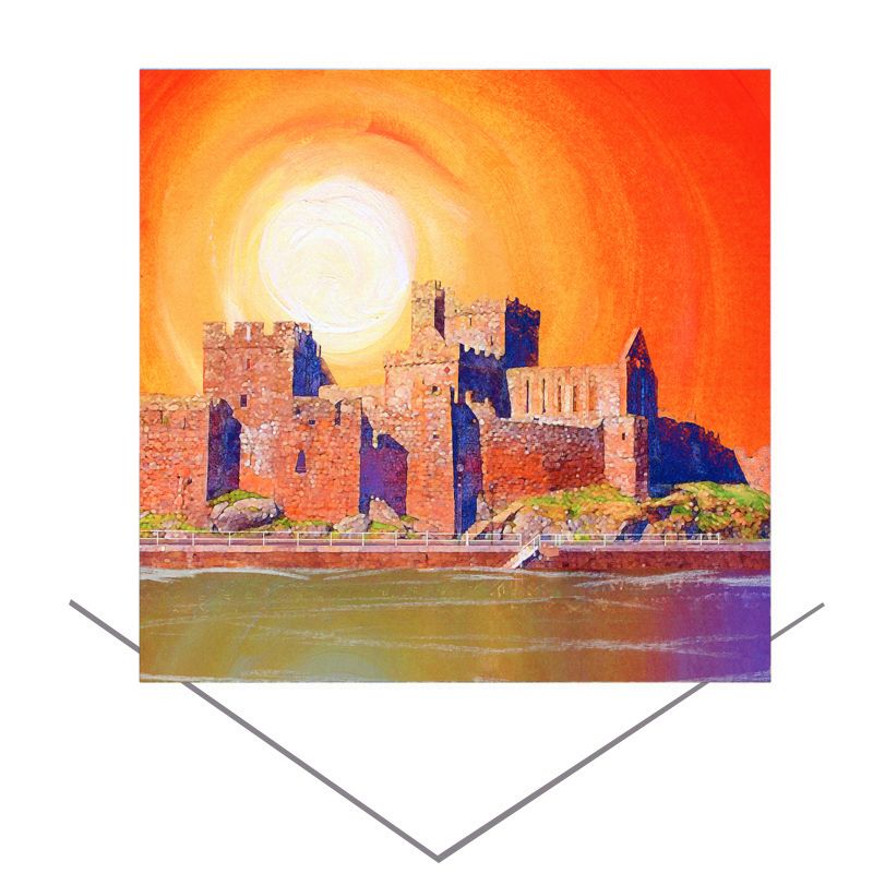 Peel Castle Greeting Card
