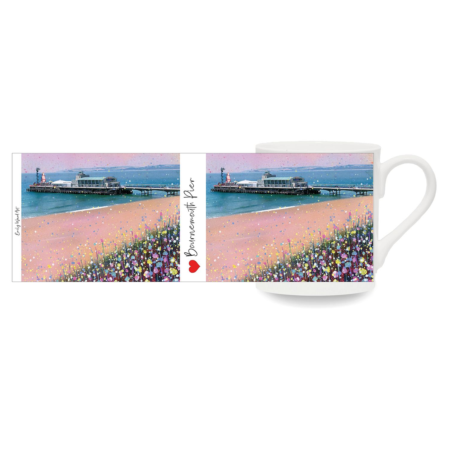 Bournemouth Pier Bone China Cup