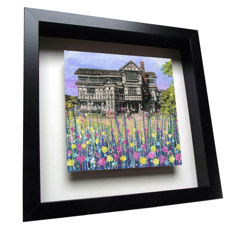 Little Moreton Hall Framed Ceramic Tile