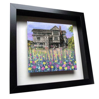 Little Moreton Hall Framed Ceramic Tile