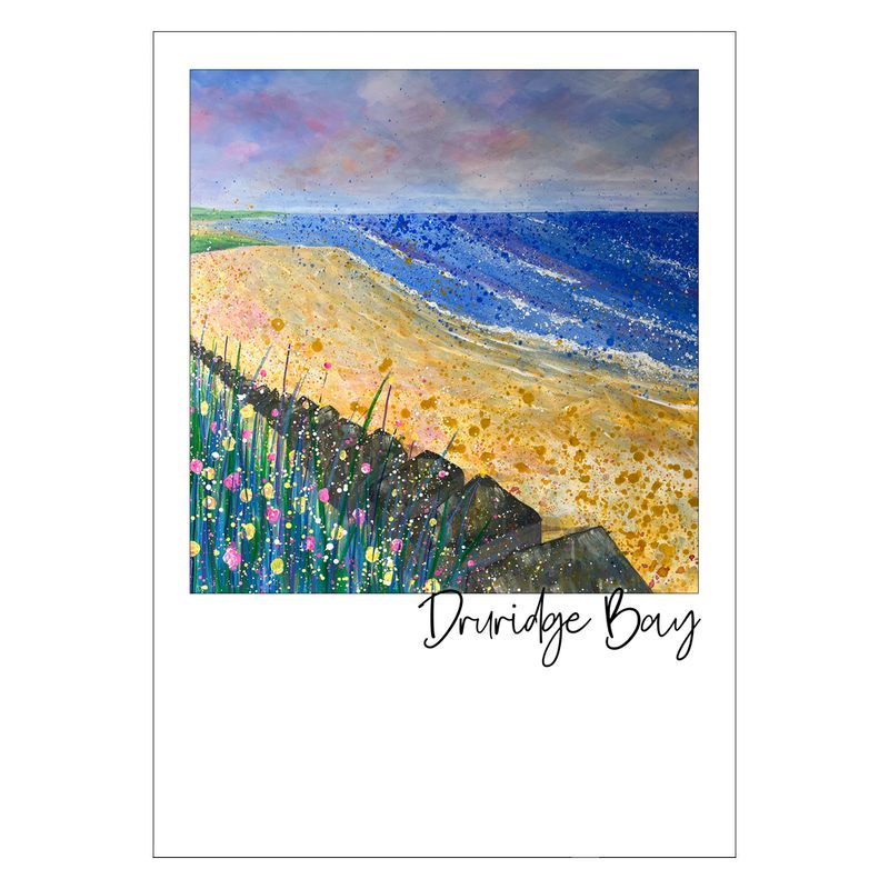 Druridge Bay  Postcard
