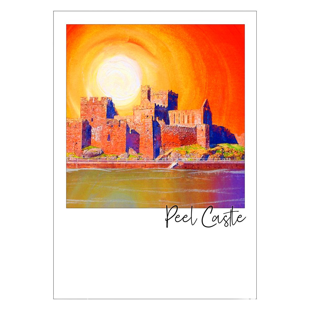 Peel Castle Postcard