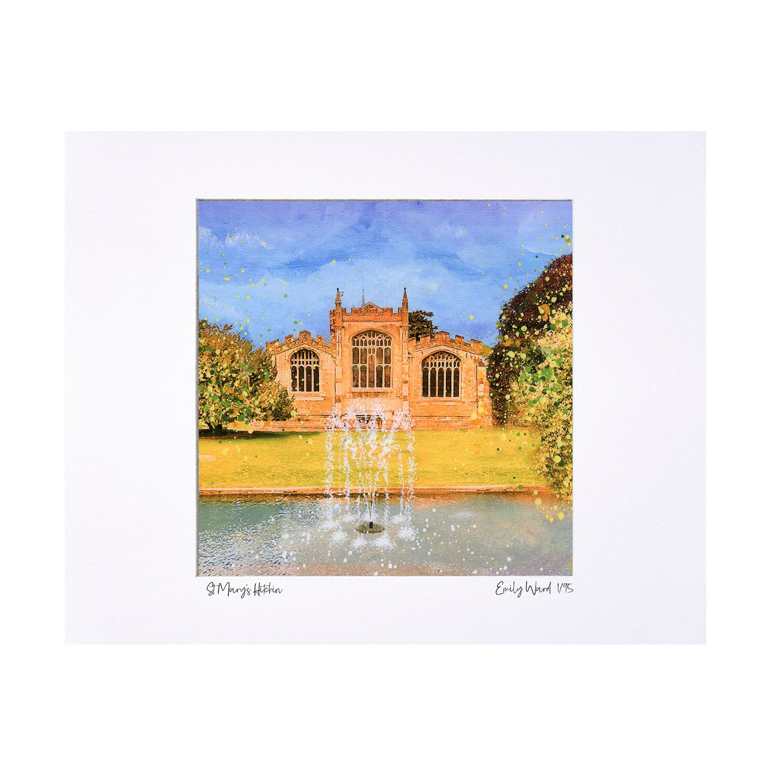 St Mary's Church, Hitchin Limited Edition Print