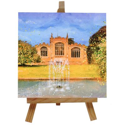 St Mary's Church, Hitchen Ceramic Tile with Easel