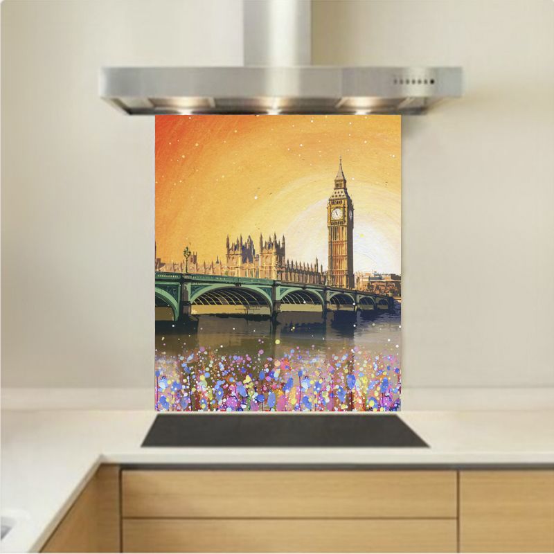 Art - Glass Kitchen Splashback - Big Ben
