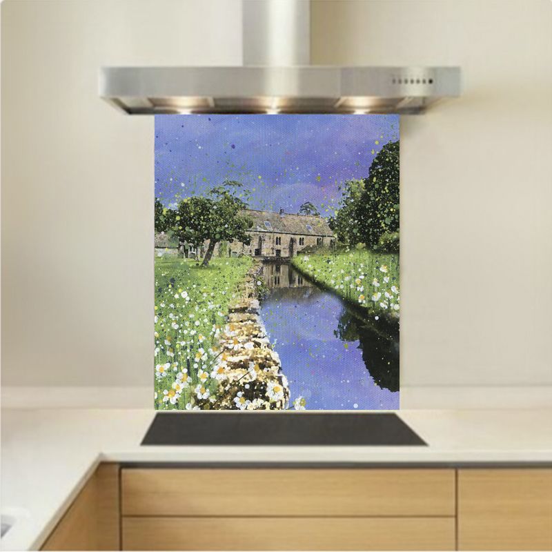 Art - Glass Kitchen Splashback - The Mill, Fountains Abbey