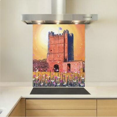 Art - Glass Kitchen Splashback - Richmond Castle