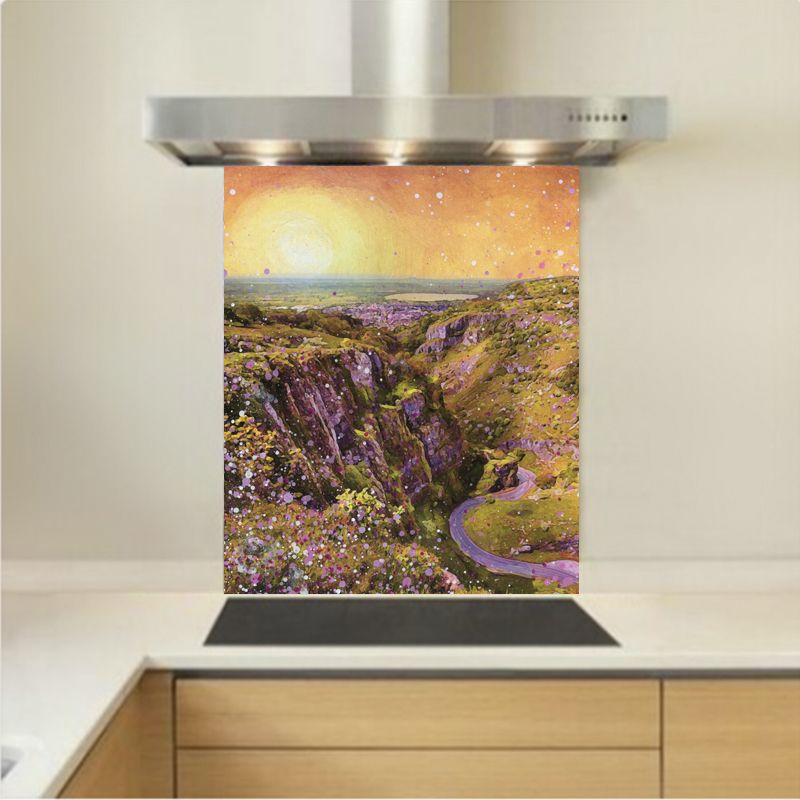 Art - Glass Kitchen Splashback - Cheddar Gorge