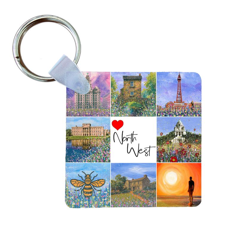 Love The North West Keyring