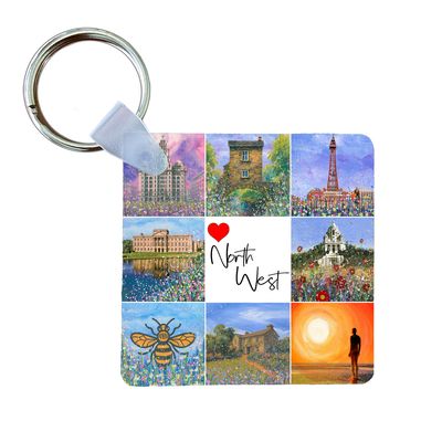 Love The North West Keyring