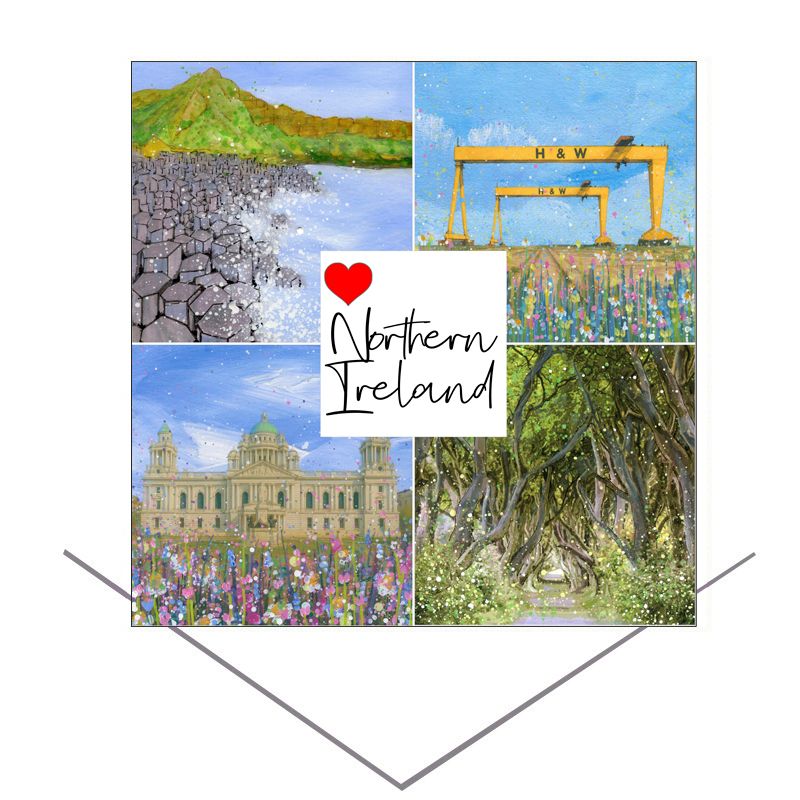 Love Northern Ireland Greeting Card