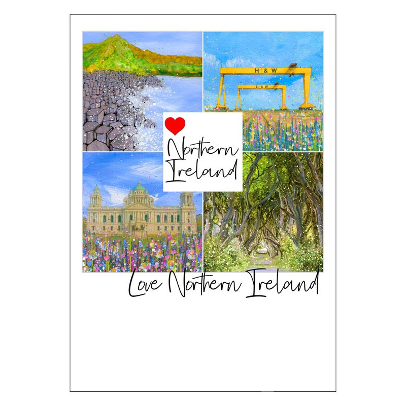 Love Northern Ireland Postcard