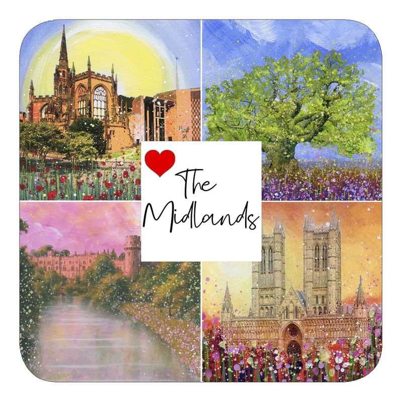Love The Midlands Fridge Magnet