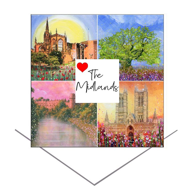 Love The Midlands Greeting Card