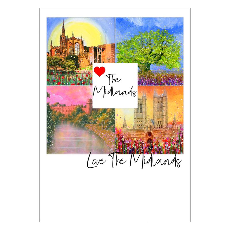 Love The Midlands Postcard