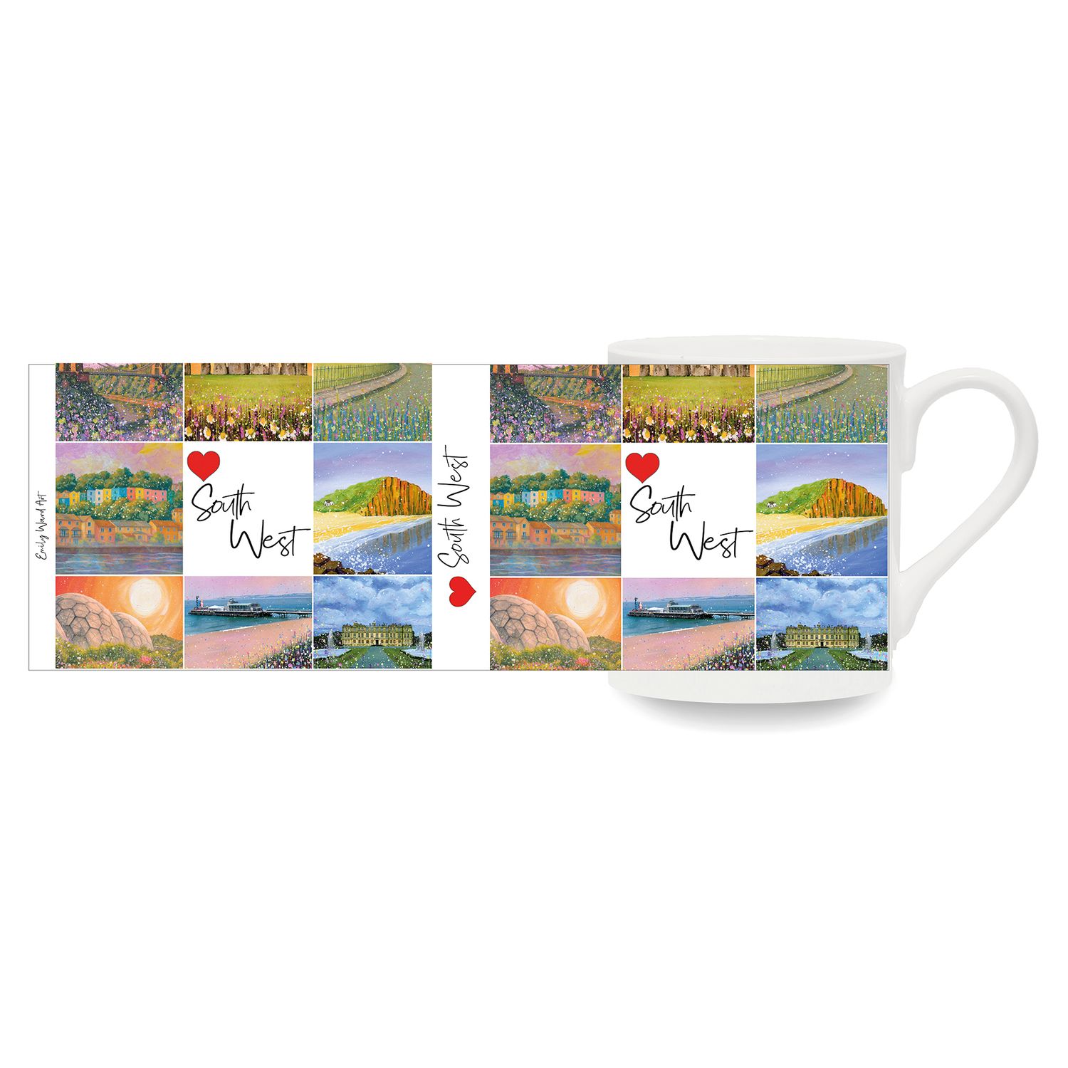 Love The South West Bone China Cup