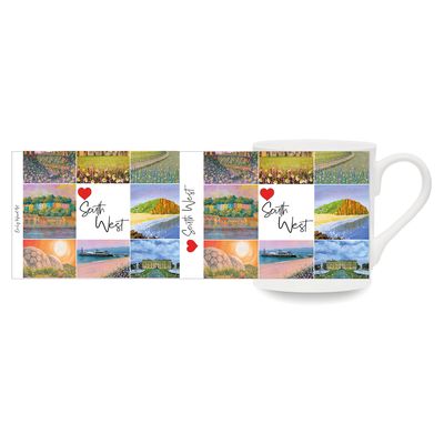 Love The South West Bone China Cup