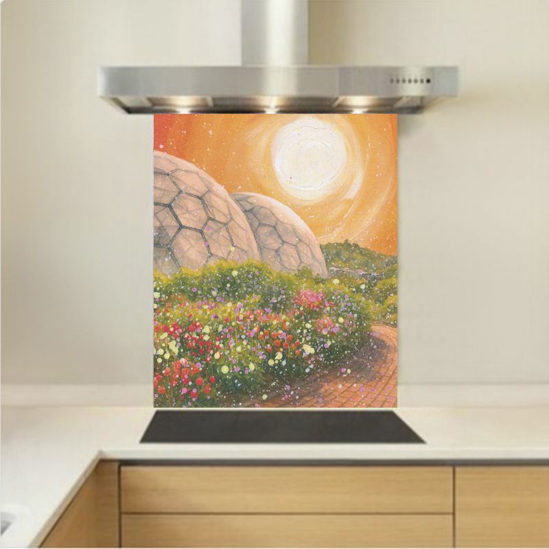 Art - Glass Kitchen Splashback - Eden Project