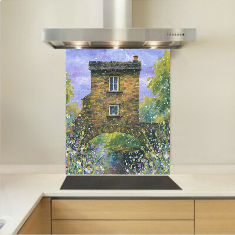 Art - Glass Kitchen Splashback - Bridge House, Ambleside