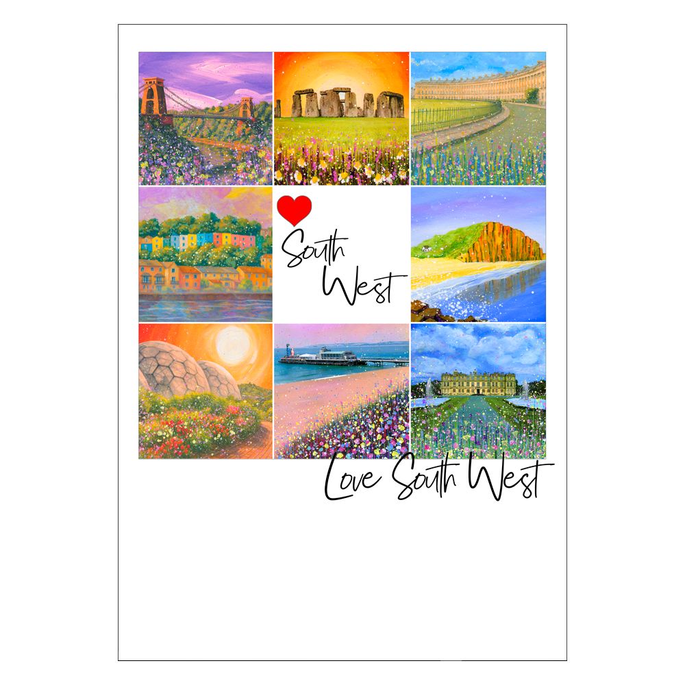 Love South West Postcard