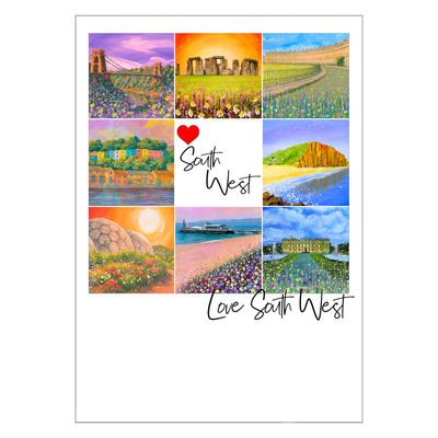 Love South West Postcard