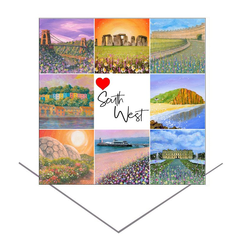 Love South West Greeting Card