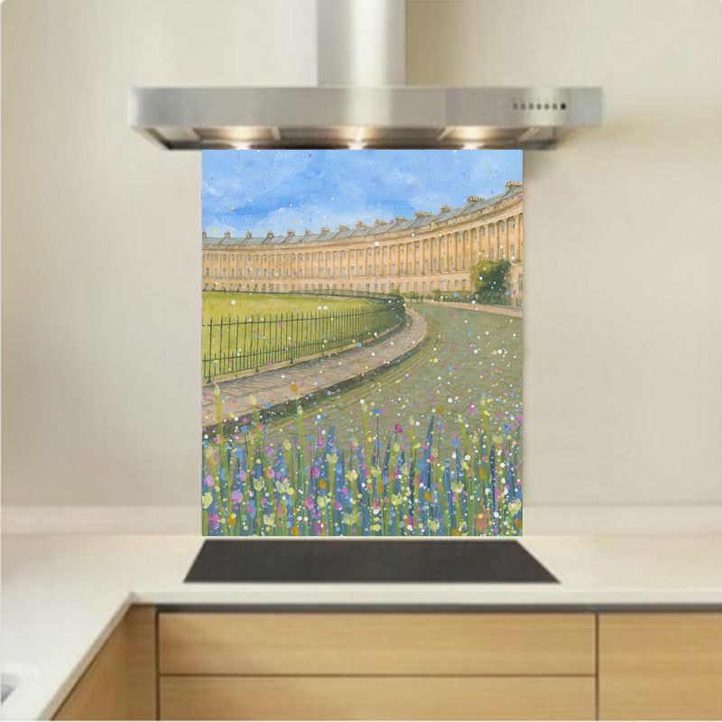 Art - Glass Kitchen Splashback - The Circus, Bath