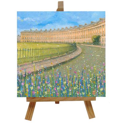 The Circus, Bath Ceramic Tile with Easel