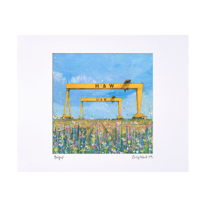 Harland and Wolff Cranes Limited Edition Print