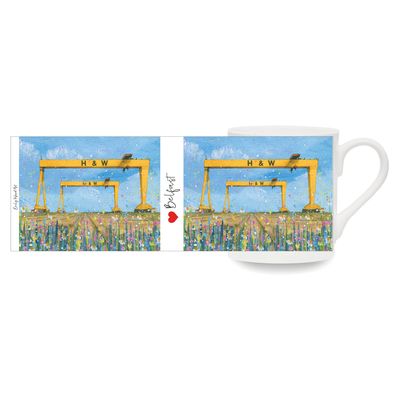 Harland and Wolff Cranes Bone China Cup