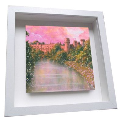 Warwick Castle  Framed Ceramic Tile