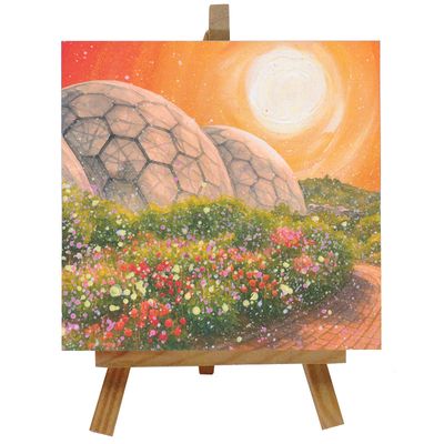 Eden Project  Ceramic Tile with Easel