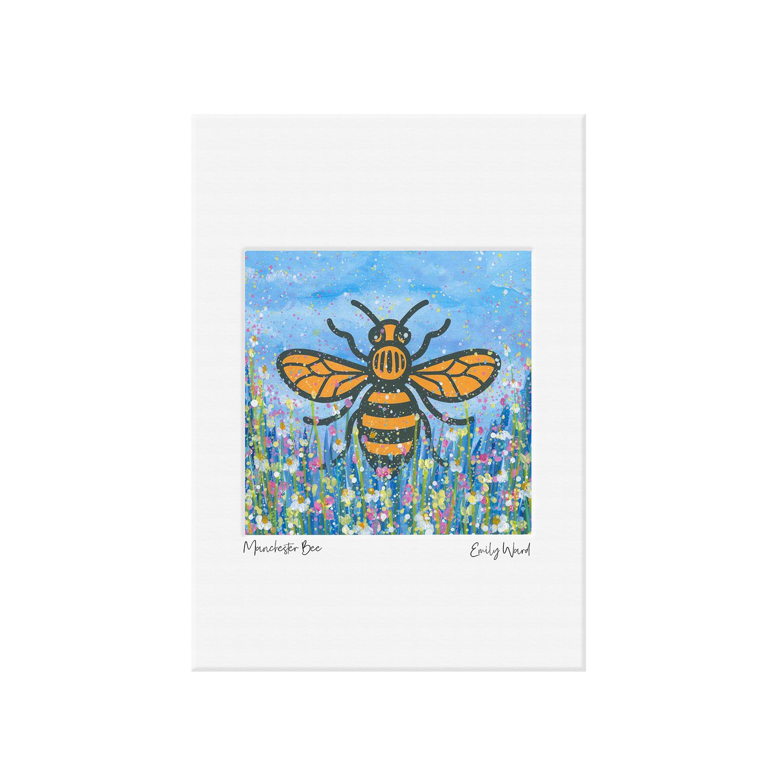 The Manchester Bee Open Edition  Print A4