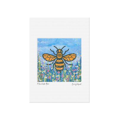 The Manchester Bee Open Edition  Print A4