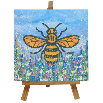 The Manchester Bee Ceramic Tile with Easel