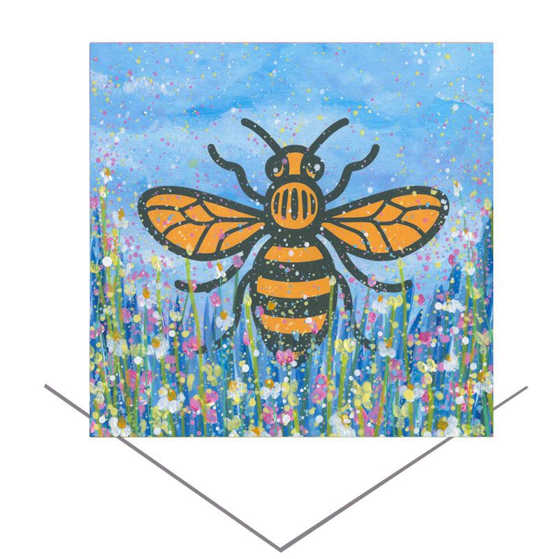 The Manchester Bee Greeting Card