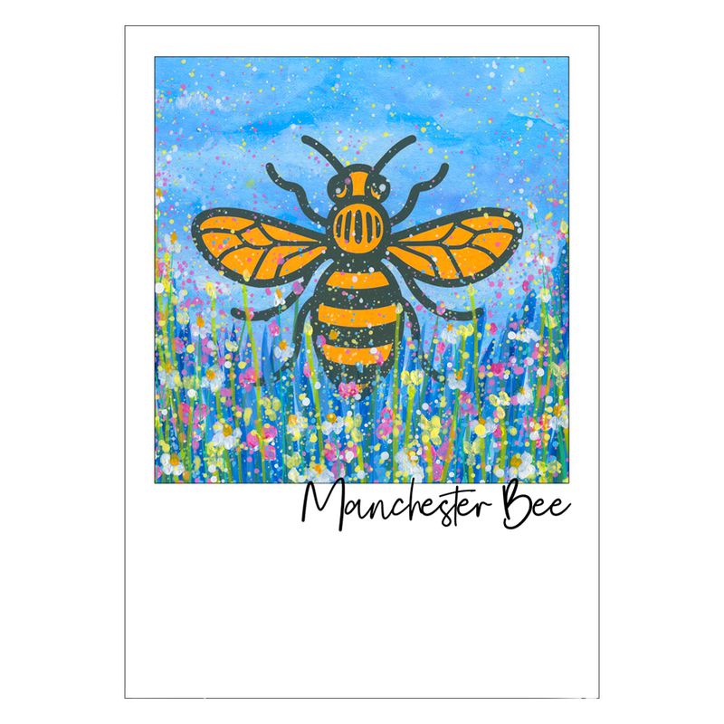 The Manchester Bee Postcard