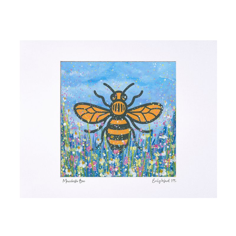 The Manchester Bee Limited Edition Print