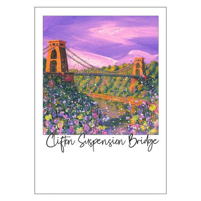 Clifton Suspension Bridge Postcard