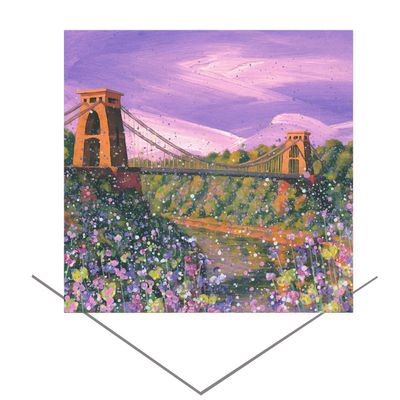 Clifton Suspension Bridge Greeting Card