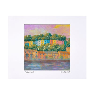 Cliftonwood Coloured Houses, Bristol  Limited Edition Print