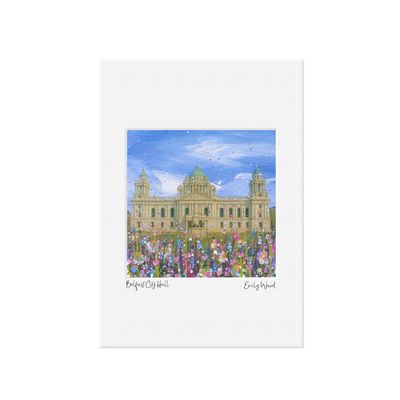 Belfast City Hall Open Edition  Print A4