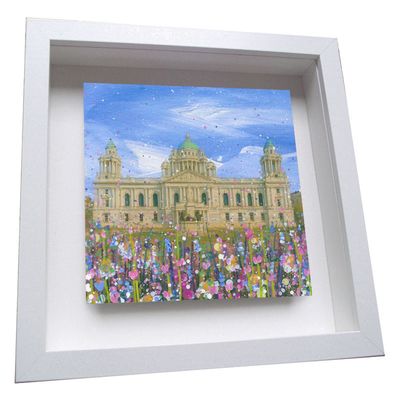 Belfast City Hall Framed Ceramic Tile