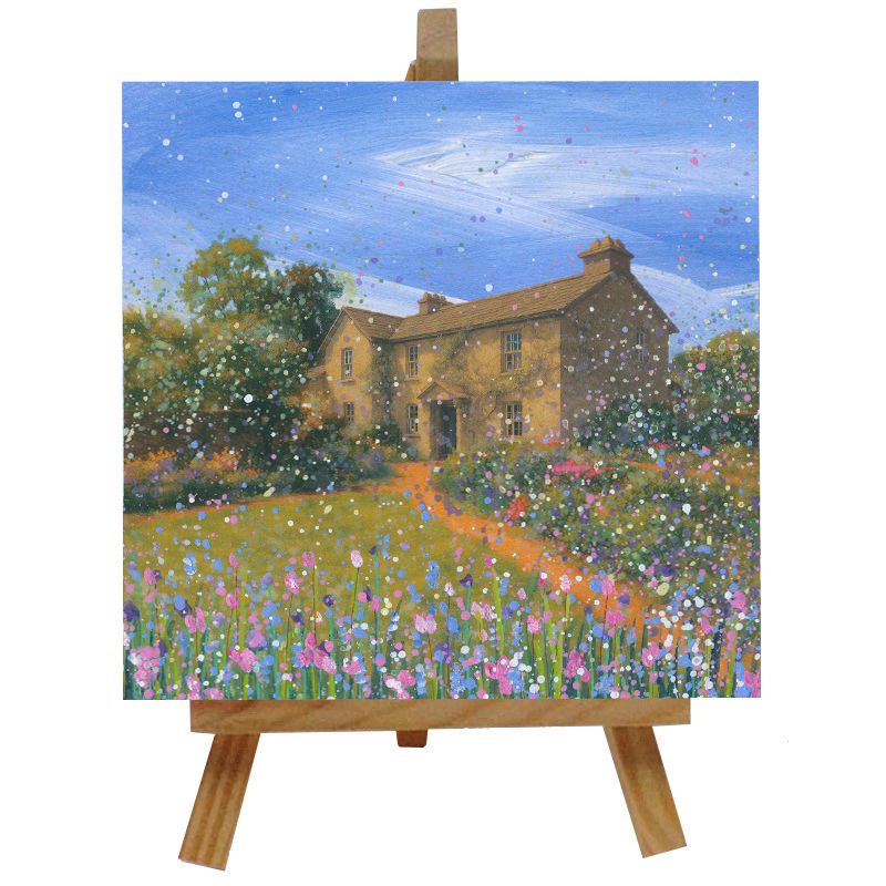 Hill Top, Beatrix Potter House Ceramic Tile with Easel