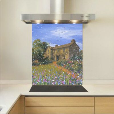 Art - Glass Kitchen Splashback - Hill Top Beatrix Potter House