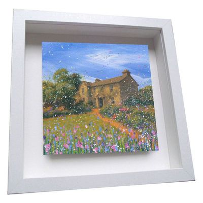 Hill Top, Beatrix Potter House Framed Ceramic Tile