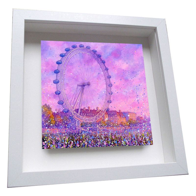 London Eye Framed Ceramic Tile