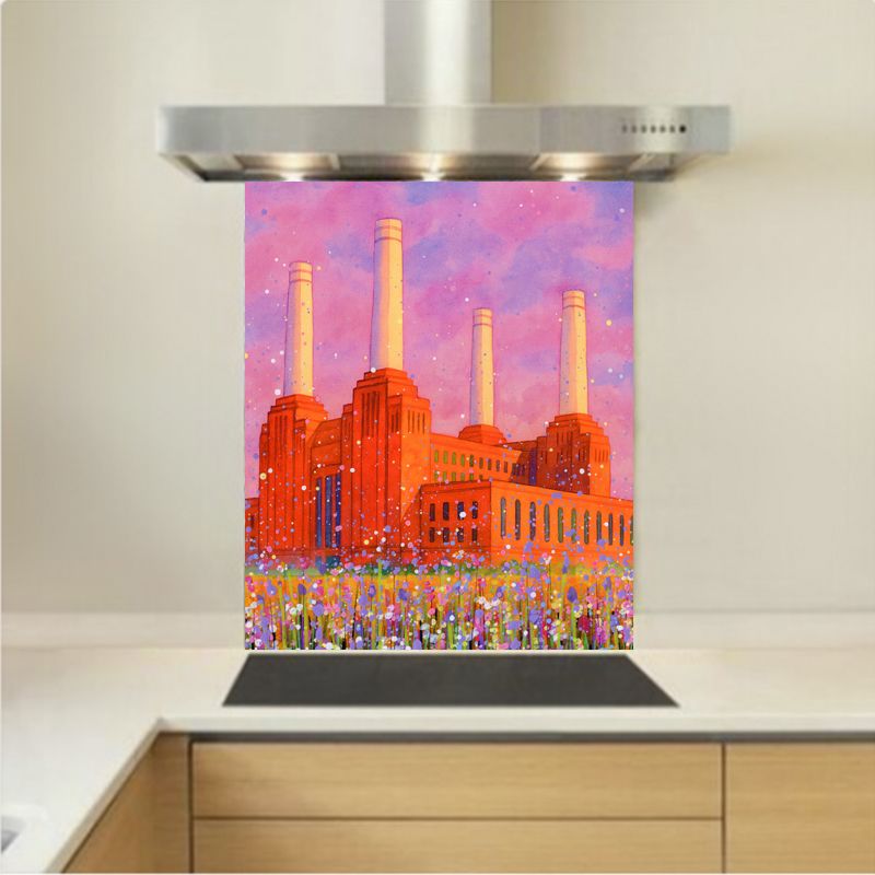 Art - Glass Kitchen Splashback - Battersea Power Station