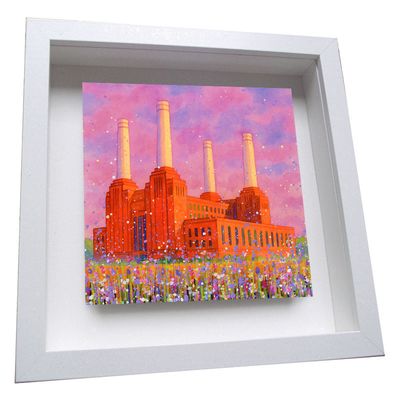 Battersea Power Station Framed Ceramic Tile